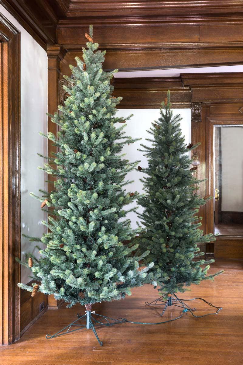 Park Hill Blue Spruce, Slim Christmas Tree, 7.5'-Christmas Tree-tbgypsysoul
