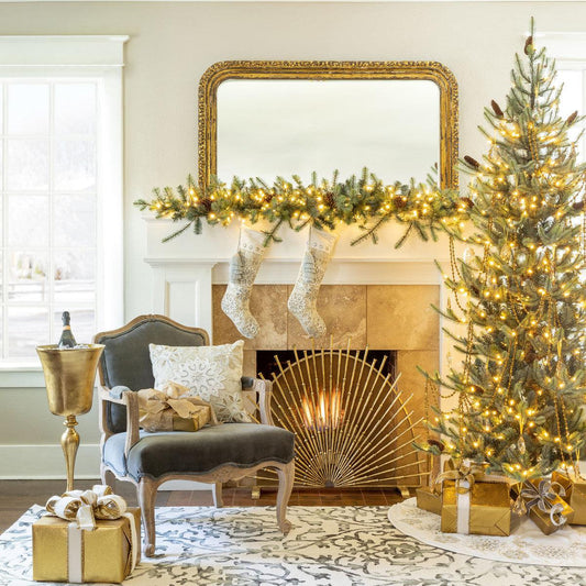 Park Hill Blue Spruce, Slim Christmas Tree, 7.5'-Christmas Tree-tbgypsysoul