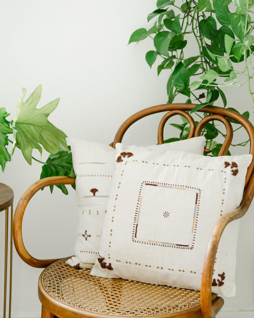16" Abira Throw Pillow Cover-Throw Pillows-tbgypsysoul