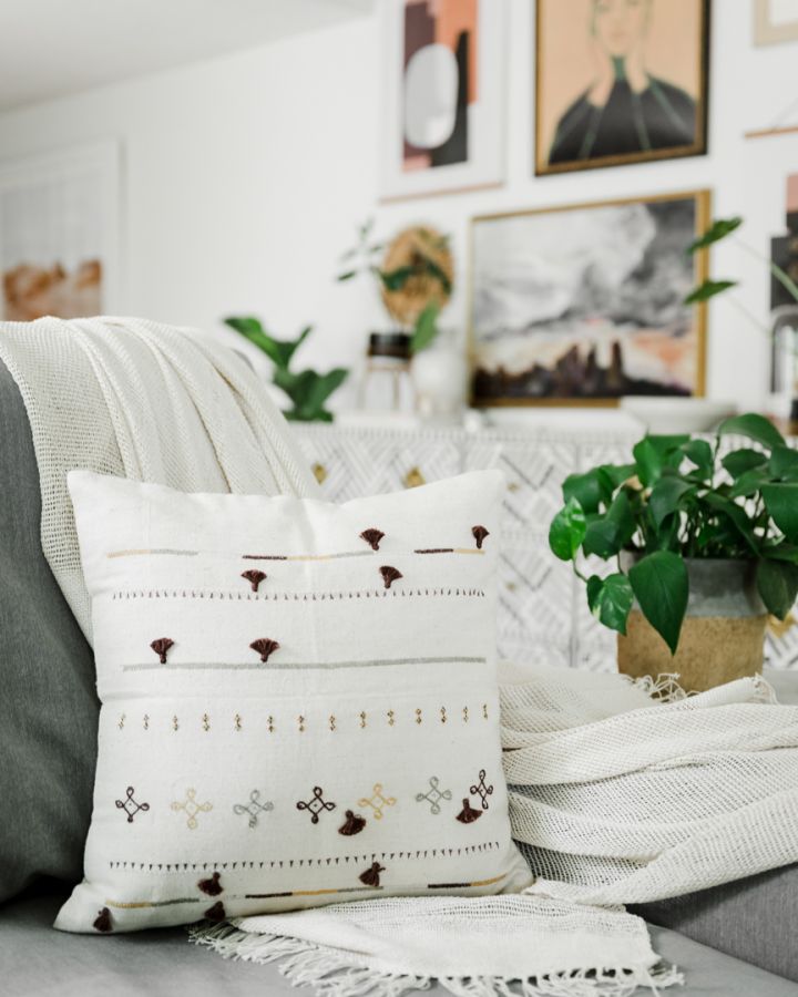 16" Priya Throw Pillow Cover-Throw Pillows-tbgypsysoul