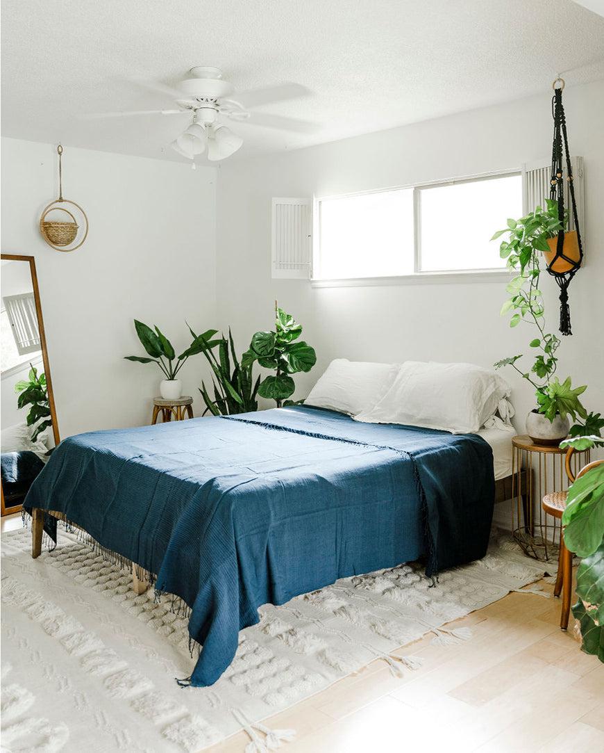 3 Panel Solid Cotton Blanket-Bedding-tbgypsysoul