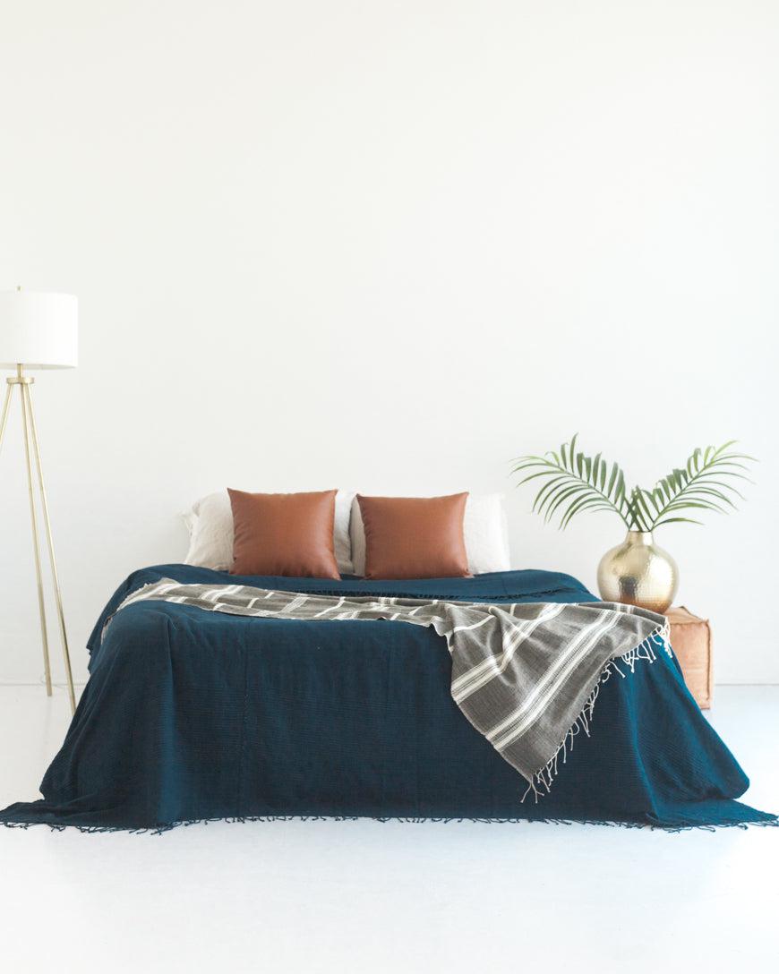 3 Panel Solid Cotton Blanket-Bedding-tbgypsysoul