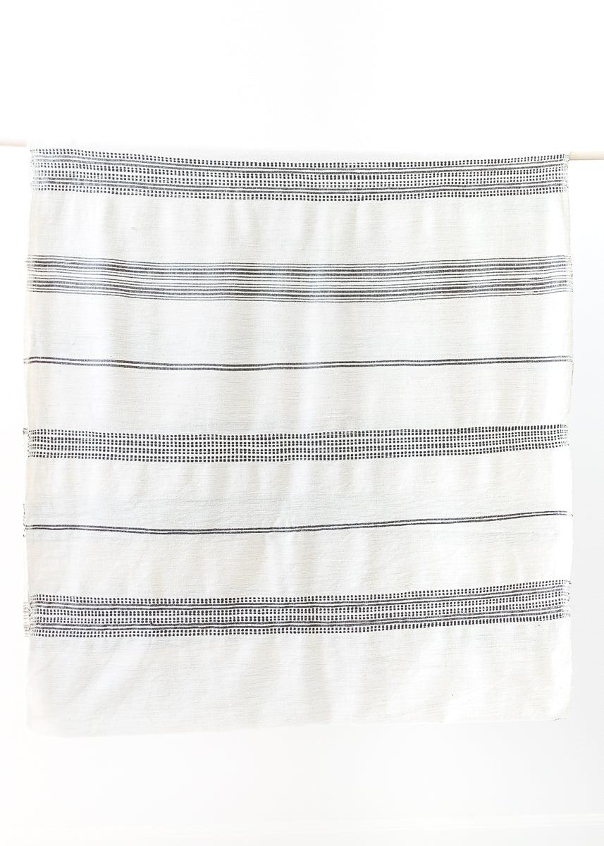 Aden Fabric Yardage Natural w/ Grey-Fabric-tbgypsysoul