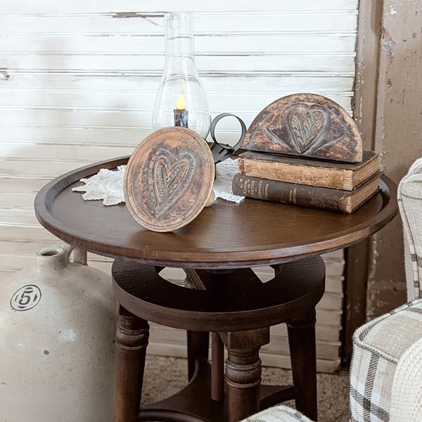 Adjustable Swivel Wooden Side Table-General-tbgypsysoul