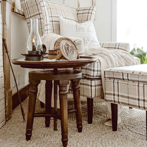 Adjustable Swivel Wooden Side Table-General-tbgypsysoul