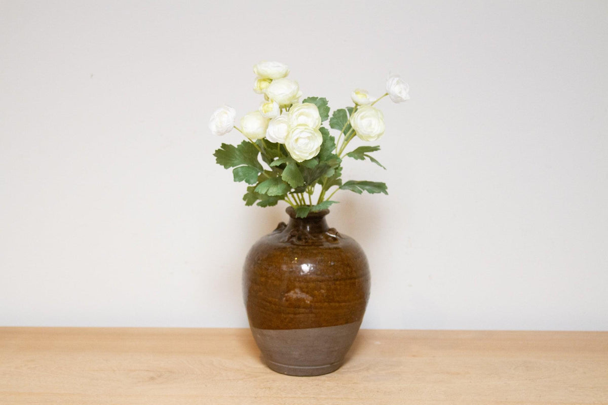 Aged Wine Stoneware Vessel-Accents-tbgypsysoul