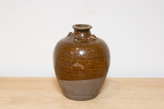 Aged Wine Stoneware Vessel-Accents-tbgypsysoul