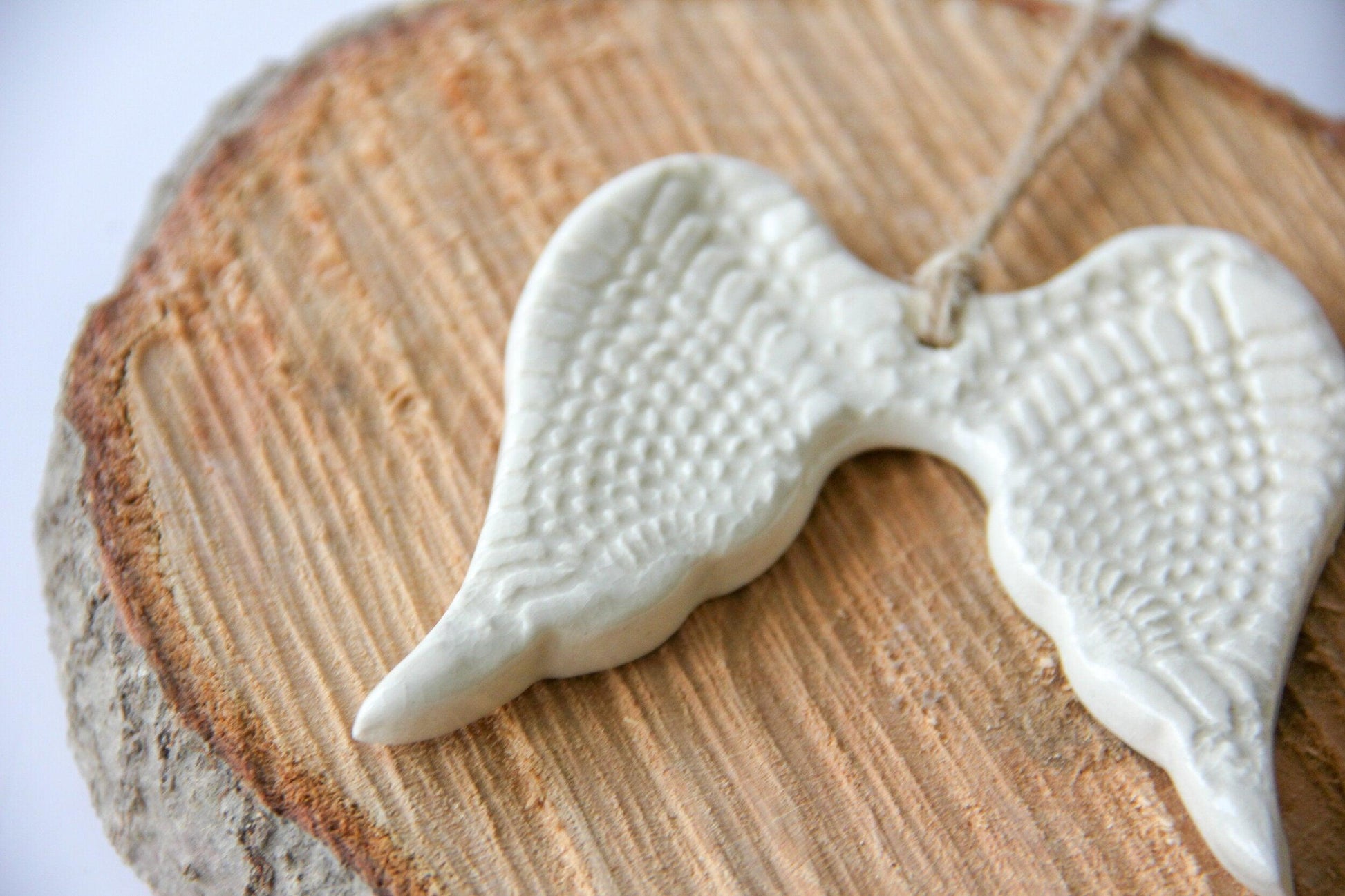 Angel Wing Ornament-Ceramic-tbgypsysoul
