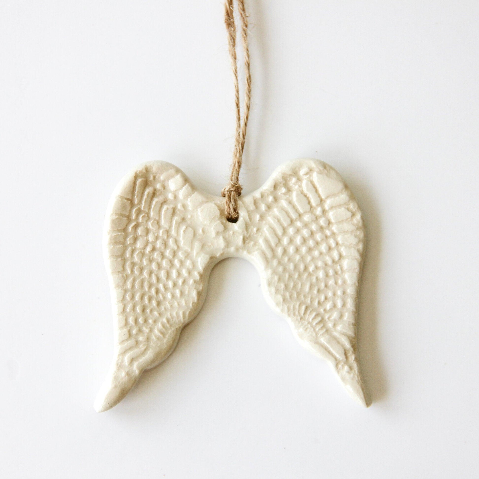 Angel Wing Ornament-Ceramic-tbgypsysoul