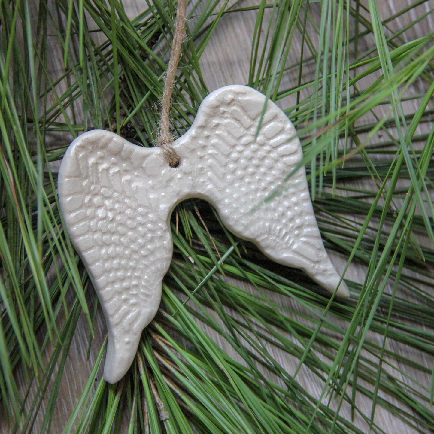 Angel Wing Ornament-Ceramic-tbgypsysoul