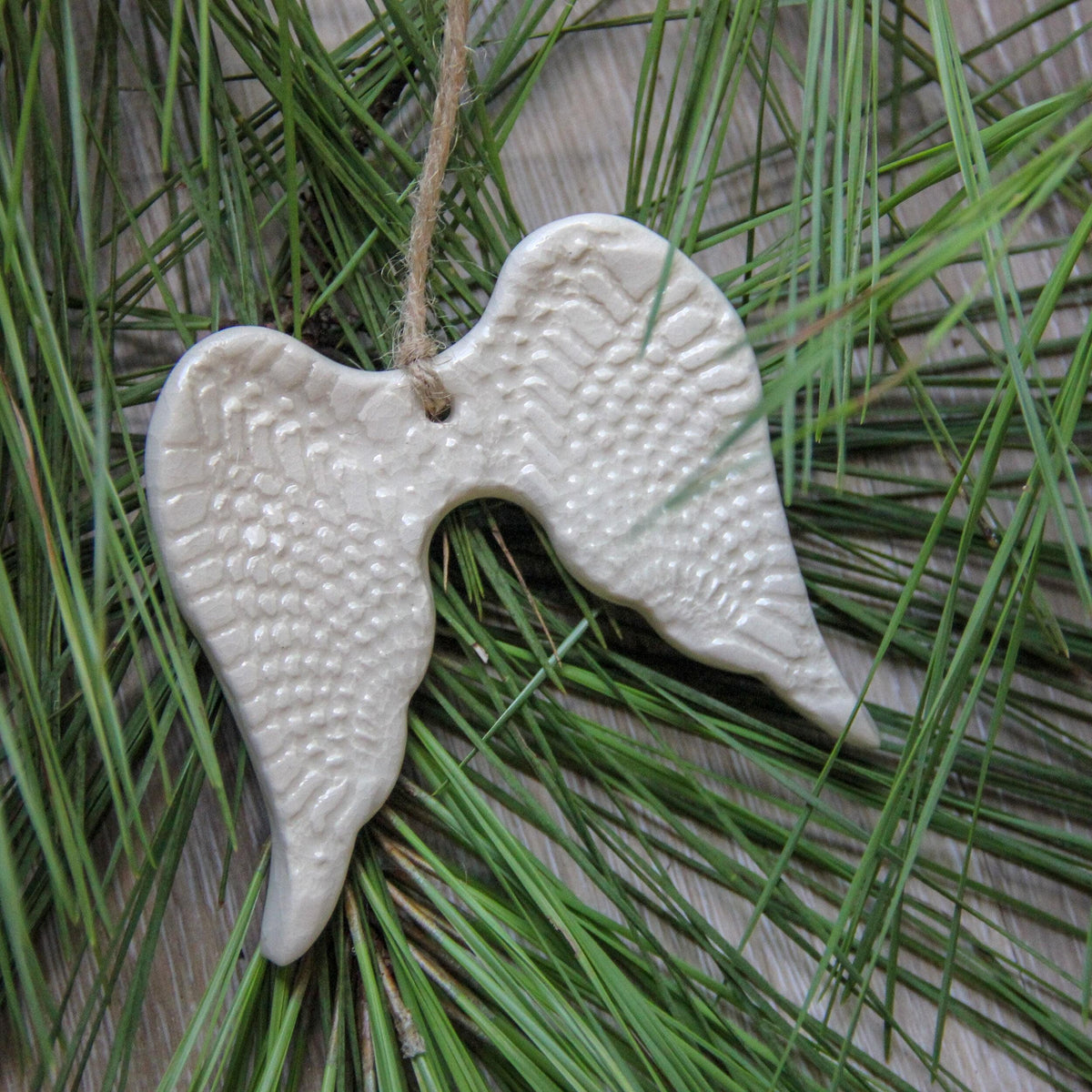 Angel Wing Ornament-Ceramic-tbgypsysoul