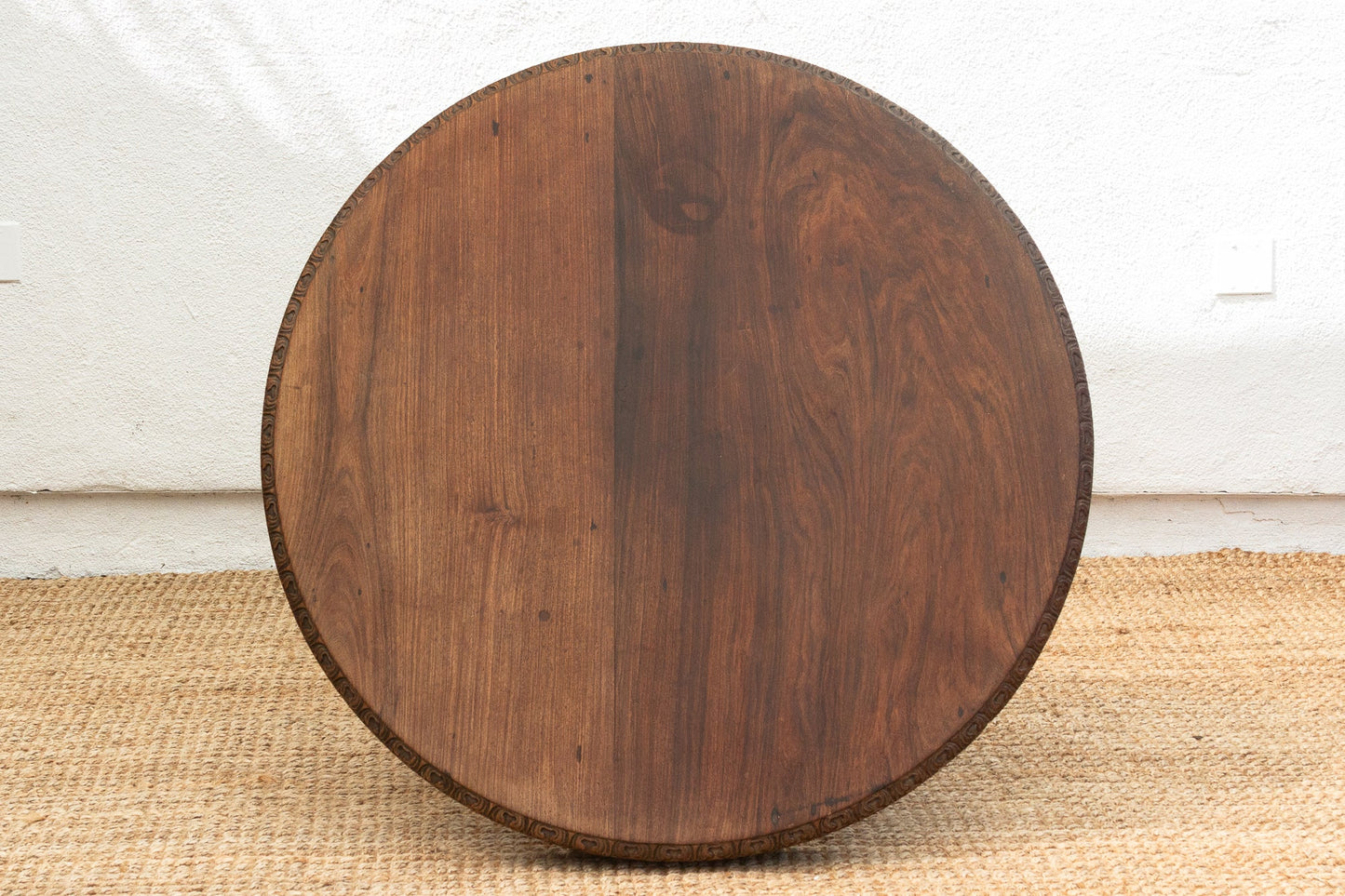 Anglo-Indian Round Rosewood Table-Dining Table-tbgypsysoul
