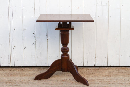 Antique French Colonial Square Cafe Table-tbgypsysoul