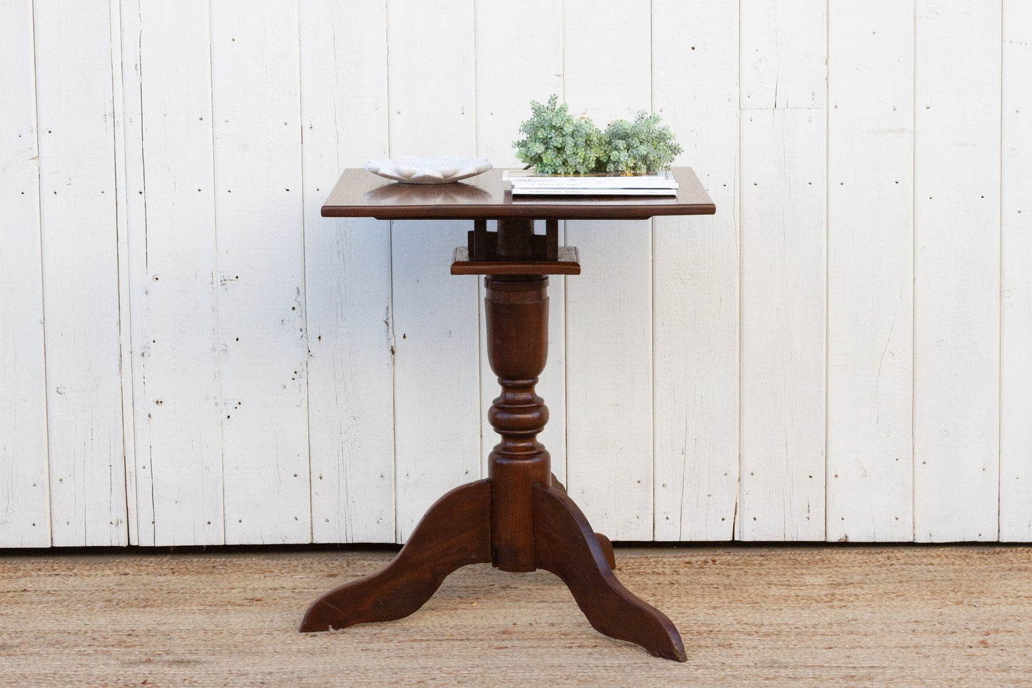 Antique French Colonial Square Cafe Table-tbgypsysoul