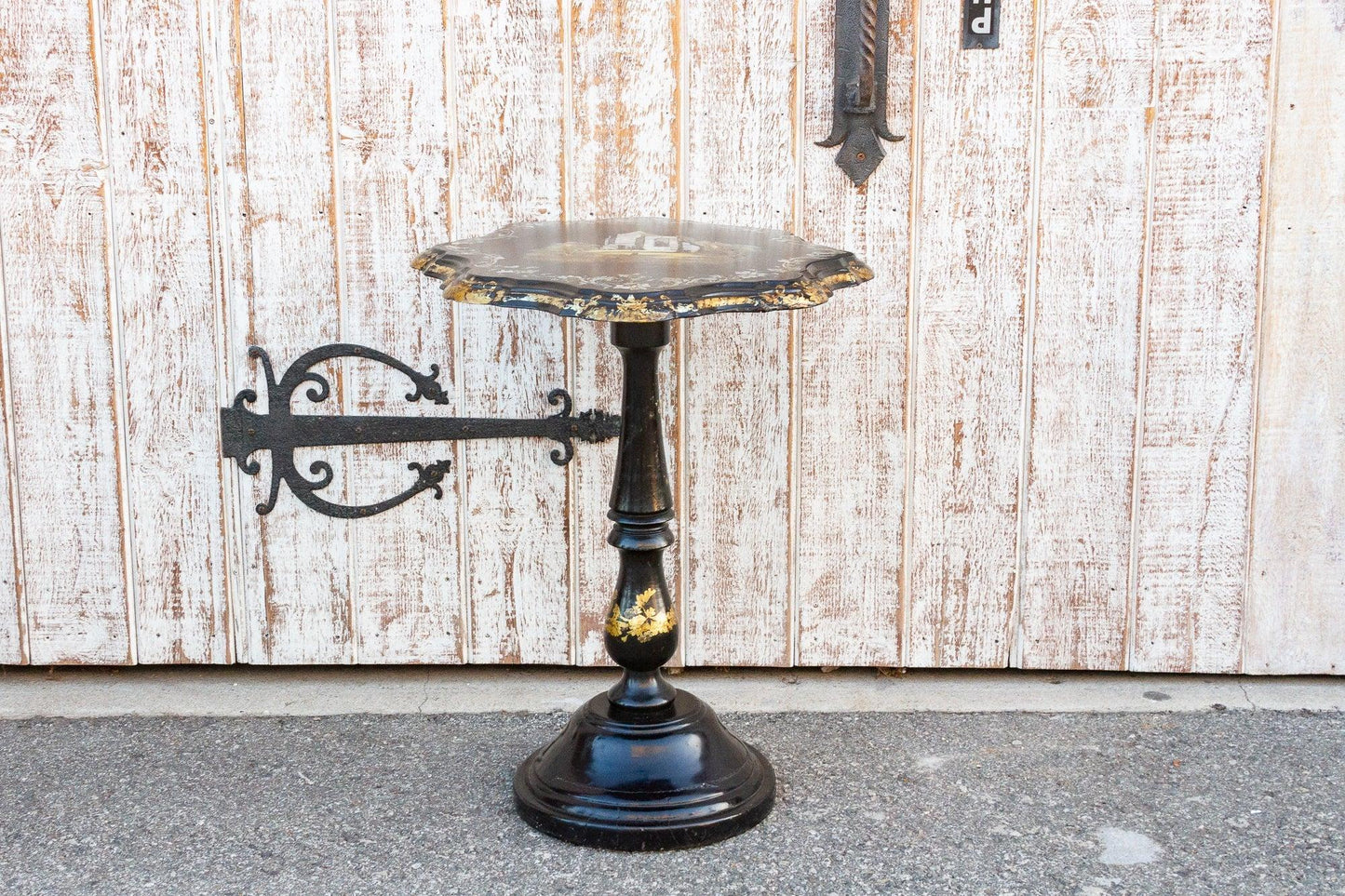 Antique French Mother of Pearl Inlaid Table-Furniture-tbgypsysoul
