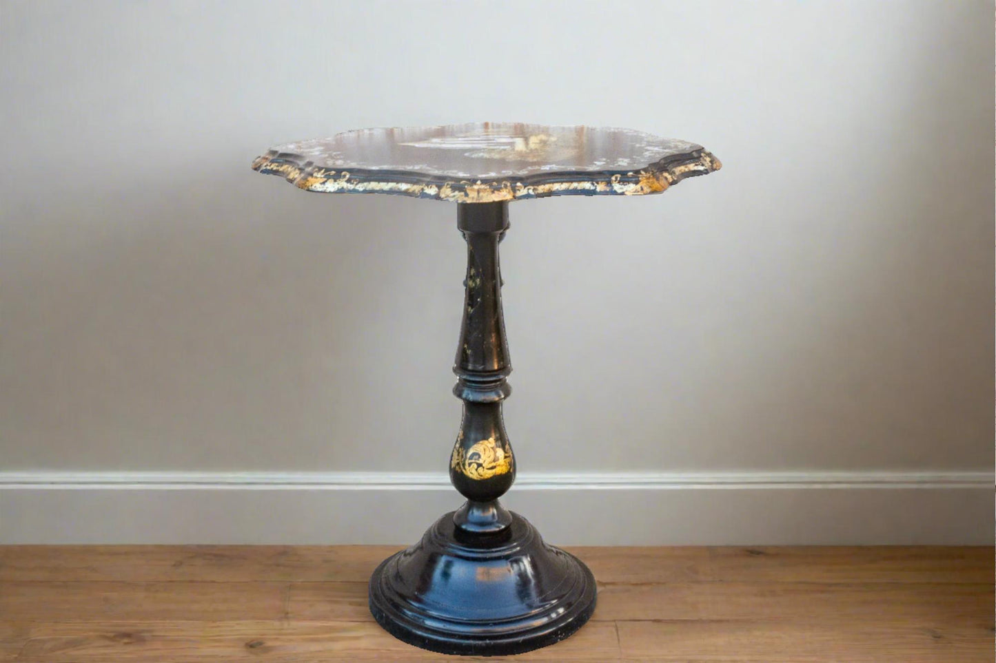 Antique French Mother of Pearl Inlaid Table-Furniture-tbgypsysoul