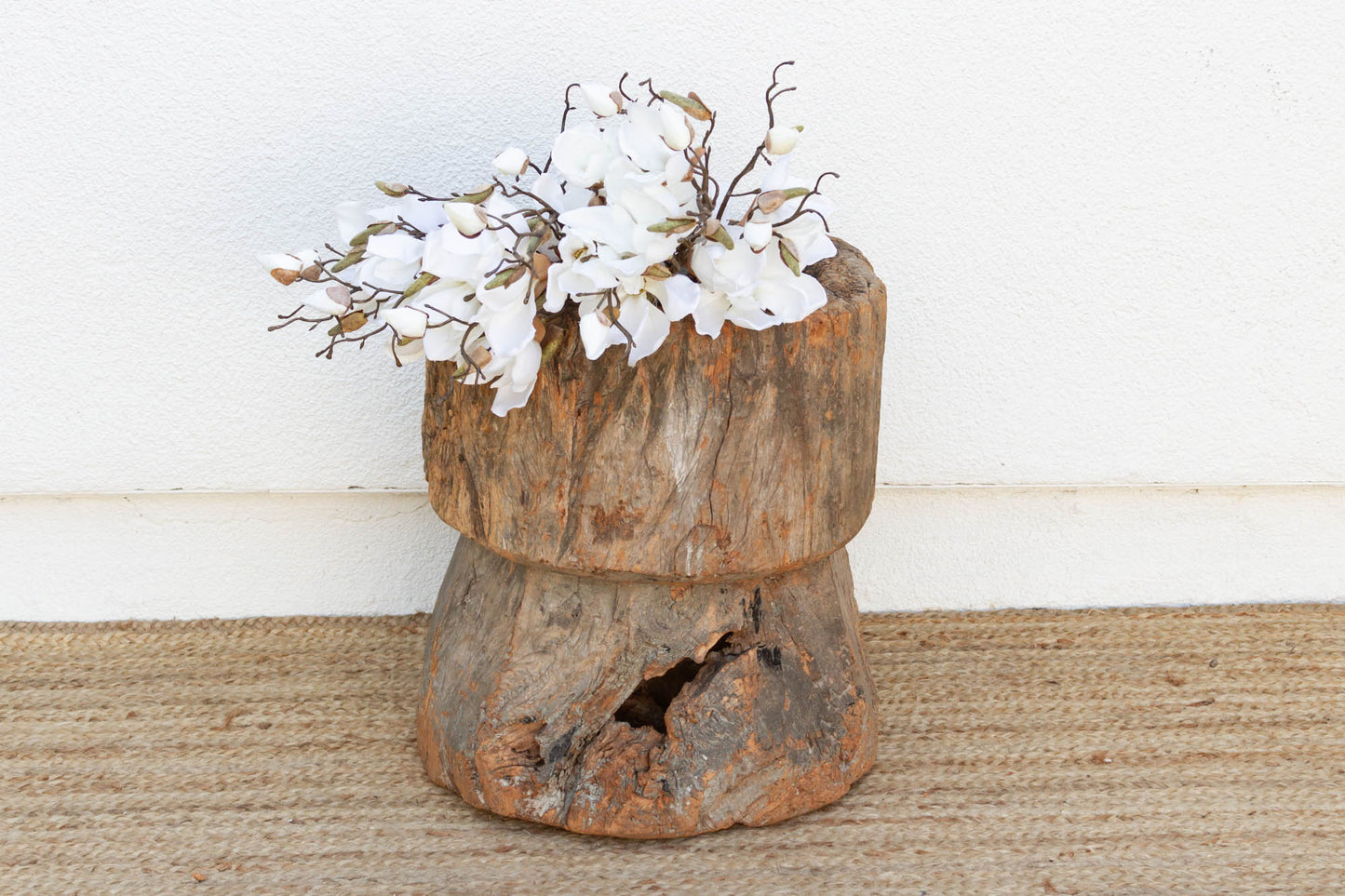 Antique Semi Fossilized Tribal Mortar-Accents-tbgypsysoul