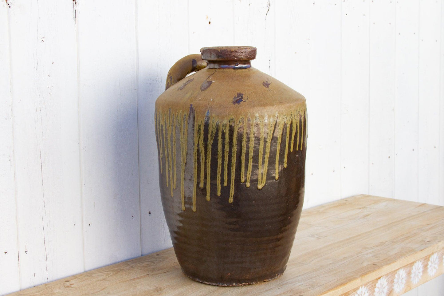 Antique Spanish Glazed Wine Jug-tbgypsysoul