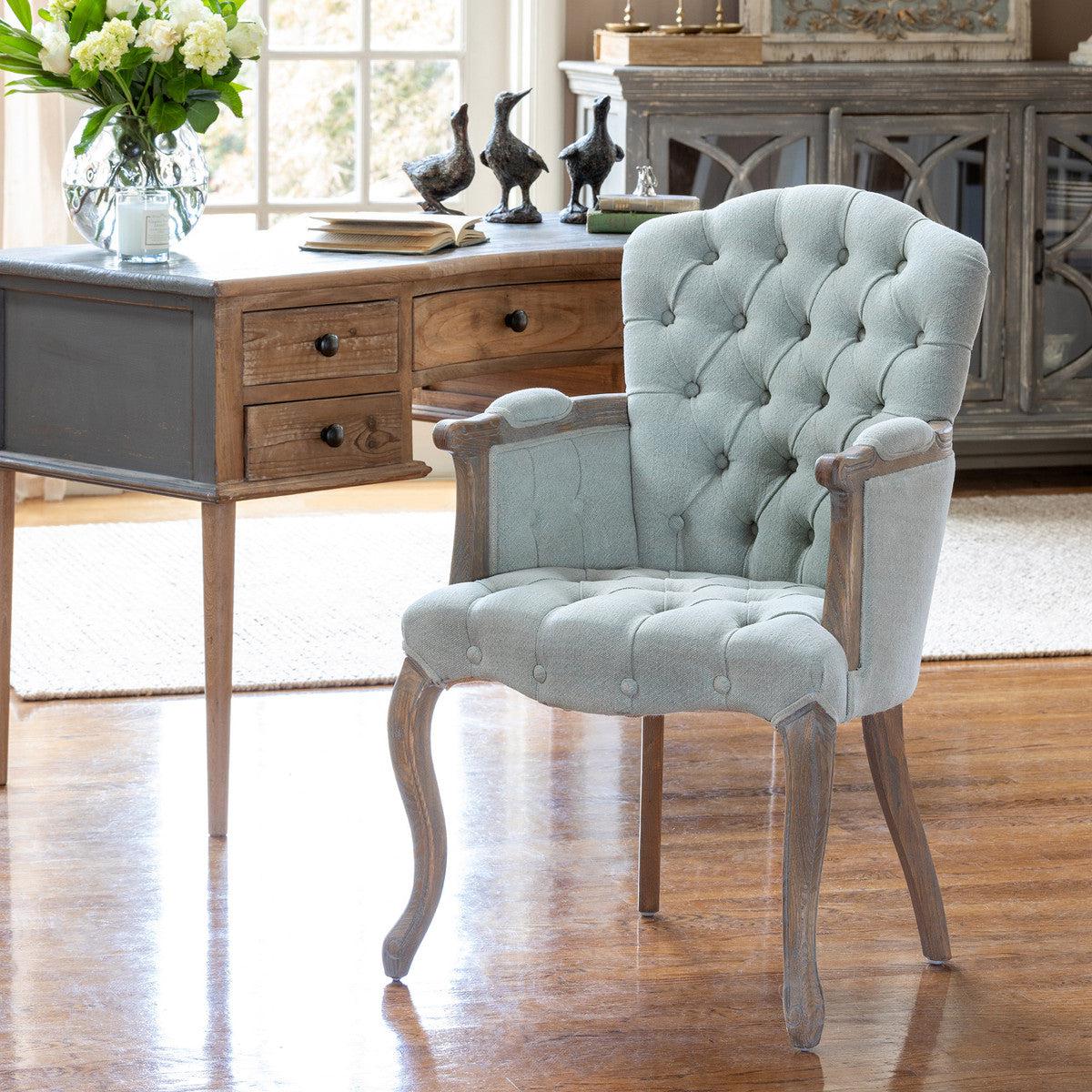 Babette Upholstered Vanity Chair-Accent Chair-tbgypsysoul