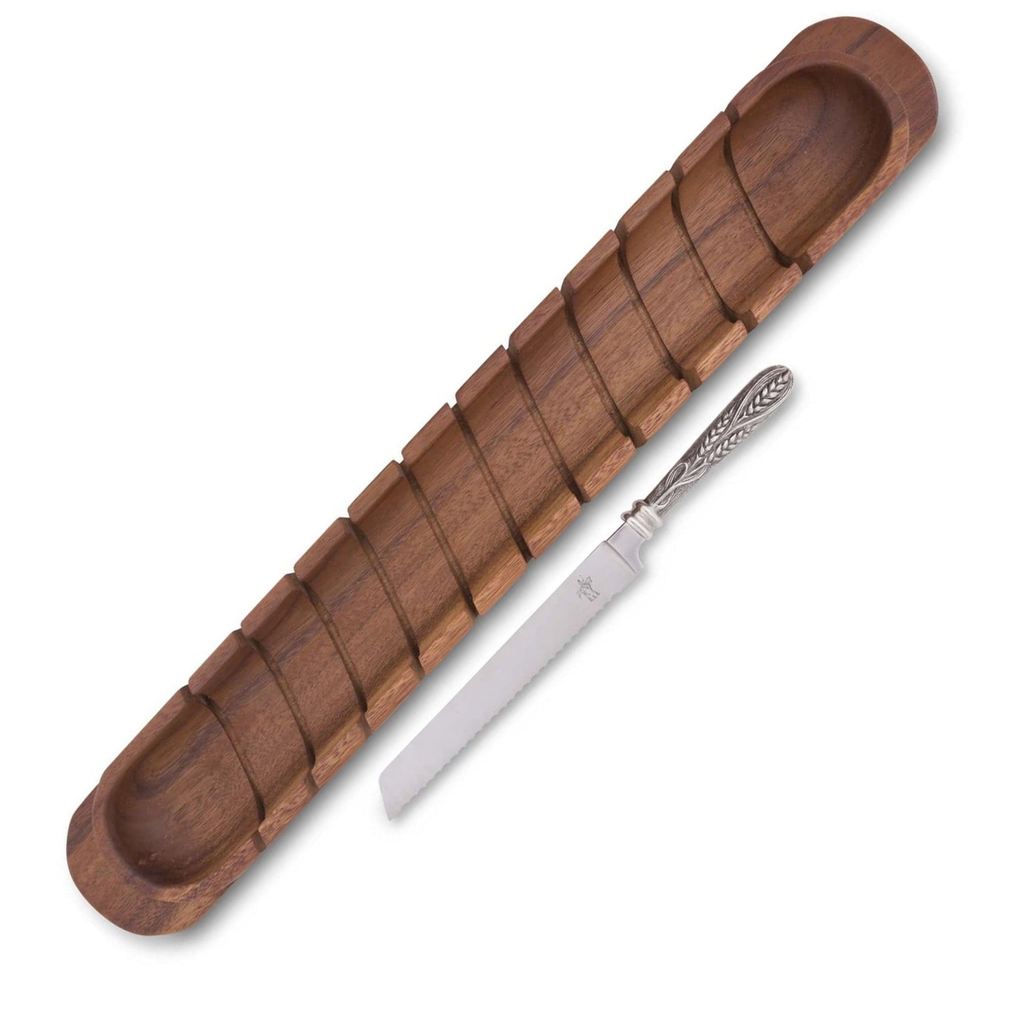 Baguette Board with Wheat Pattern Bread Knife-Harvest-tbgypsysoul