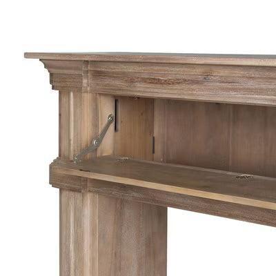 Berkshires Mantle, Driftwood-Fireplace Mantle-tbgypsysoul