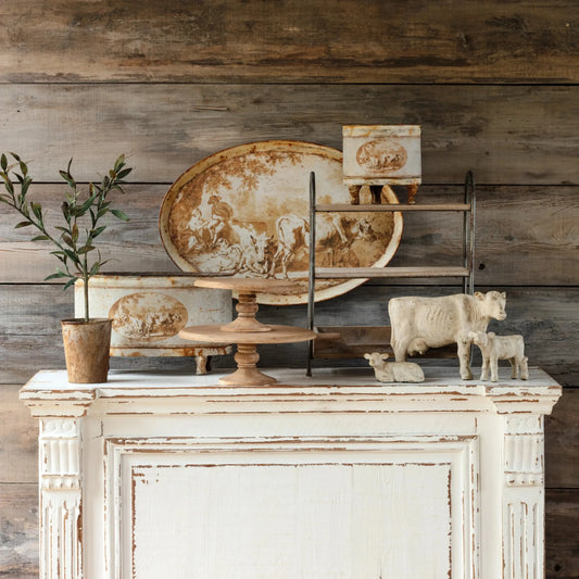 BOVINE FAMILY SET OF 3-Sculptures & Statues-tbgypsysoul