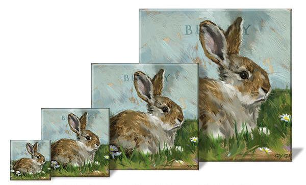 brown-bunny-canvas-print-all-products-sullivan-3-Threadbare Gypsy Soul