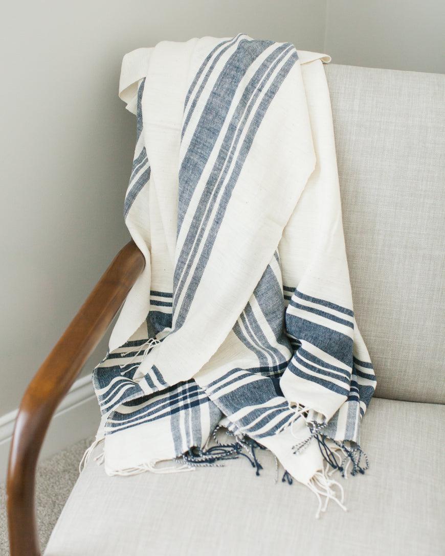 Cabin Hatch Cotton Throw-Blankets-tbgypsysoul