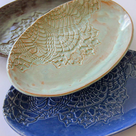 Ceramic Oval Platter-Ceramic-tbgypsysoul