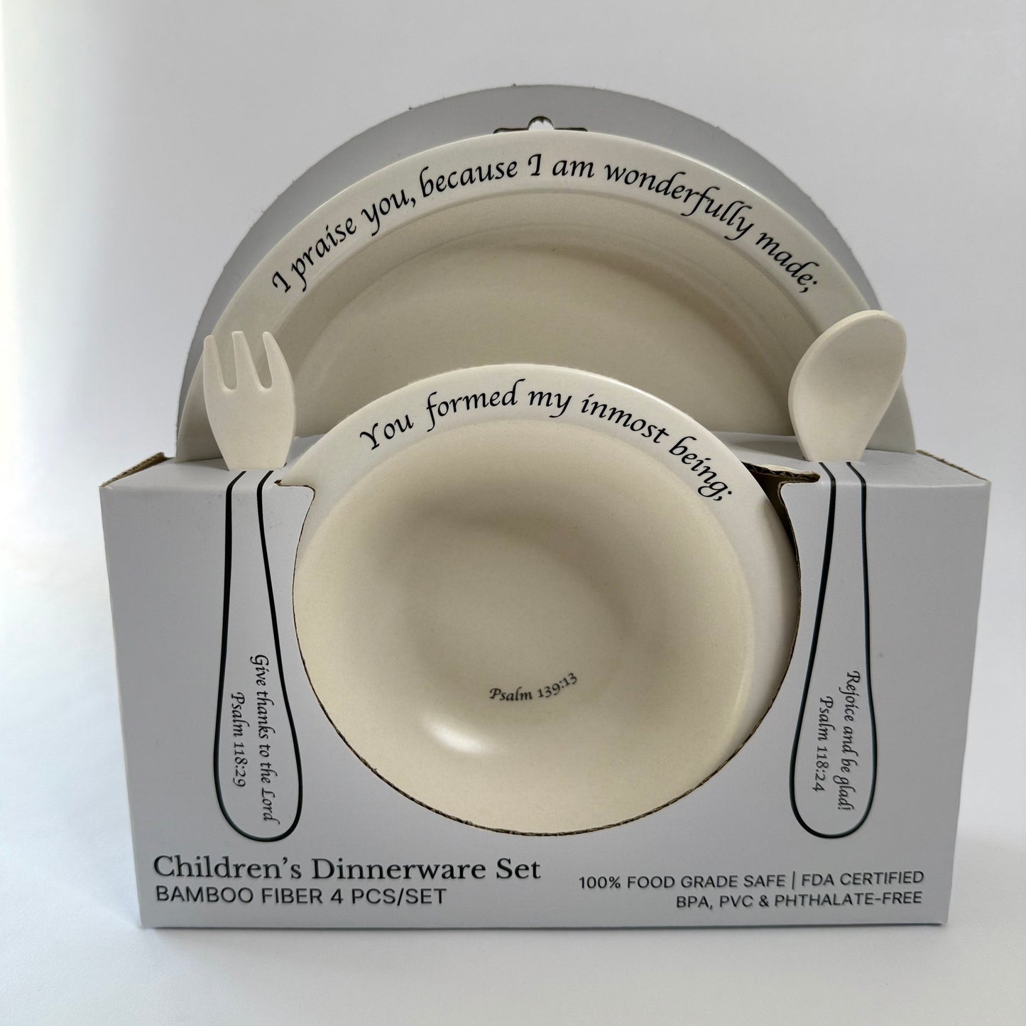 Children's Dinnerware Set - Blue/Gray-tbgypsysoul