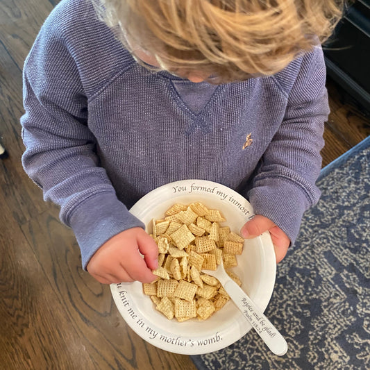 Children's Dinnerware Set - Blue/Gray-tbgypsysoul