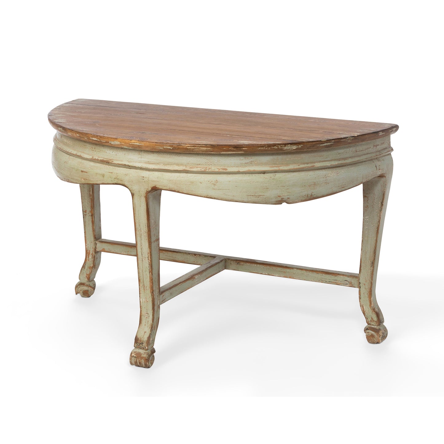 Chinois Demi-Lune Table-Accent Table-tbgypsysoul