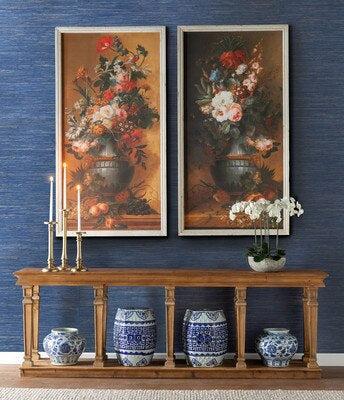 Chinoiserie Ginger Jar Vase-Vase-tbgypsysoul