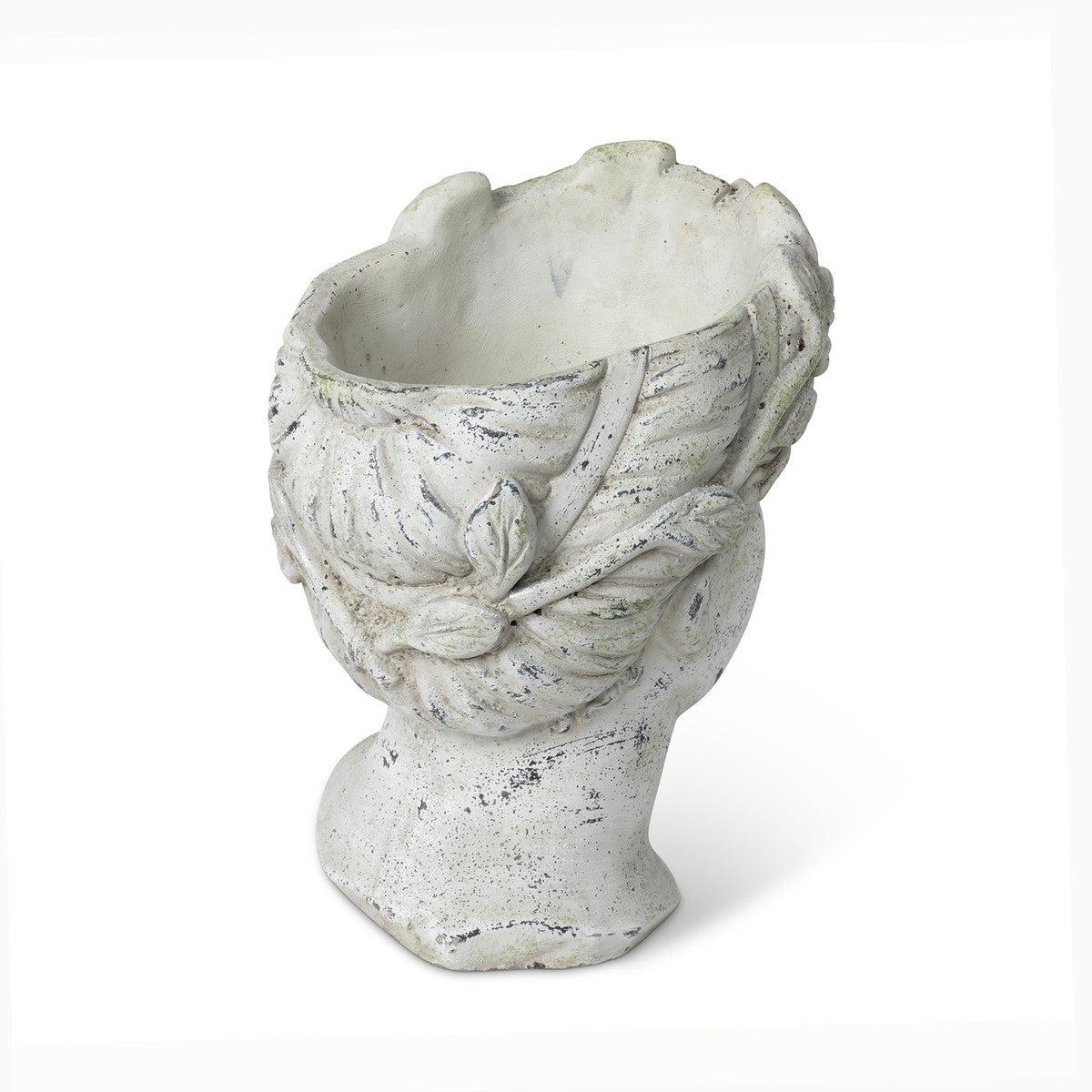 Concrete Bust Planter, Large-Vase-tbgypsysoul