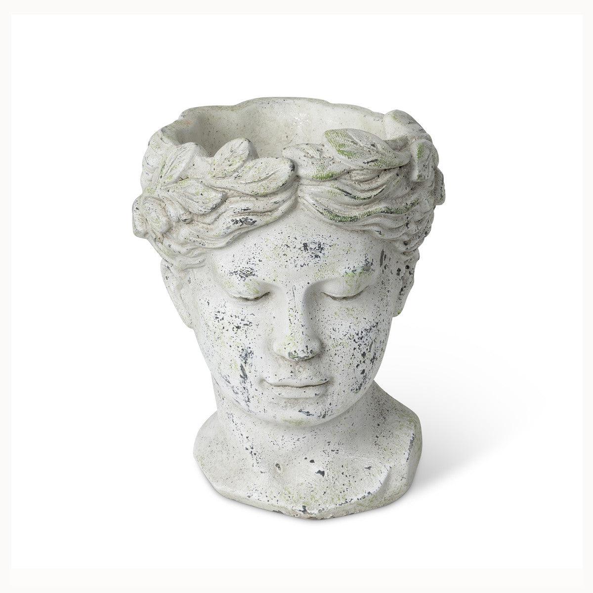 Concrete Bust Planter, Large-Vase-tbgypsysoul