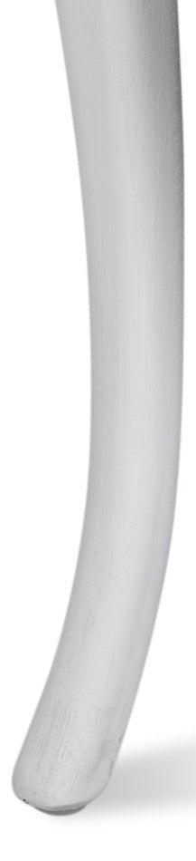 Cortina White, Taupe Chenille Oval Cane Back Dining Chair, Set of 2 - White Glove Included-Dining Chair-tbgypsysoul