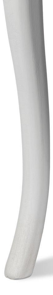 Cortina White, Velvet Taupe Oval Cane Back Dining Chair, Set of 2 - White Glove Included-Dining Chair-tbgypsysoul