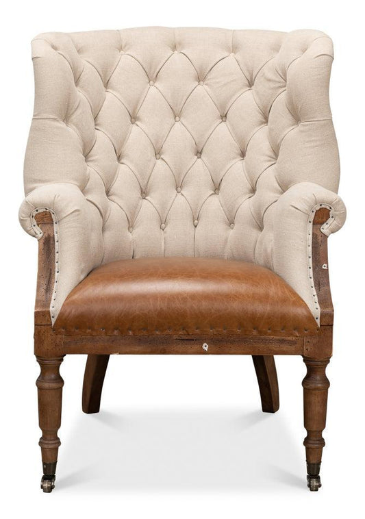 couture-ranch-havana-wingback-chair-accent-chair-sarreid-2-Threadbare Gypsy Soul