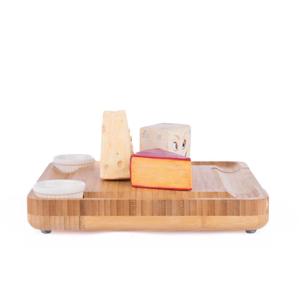 Creepy Cheeses On Charcuterie Board With Knife Set by Katherine's Collection-Seasonal Decor-tbgypsysoul