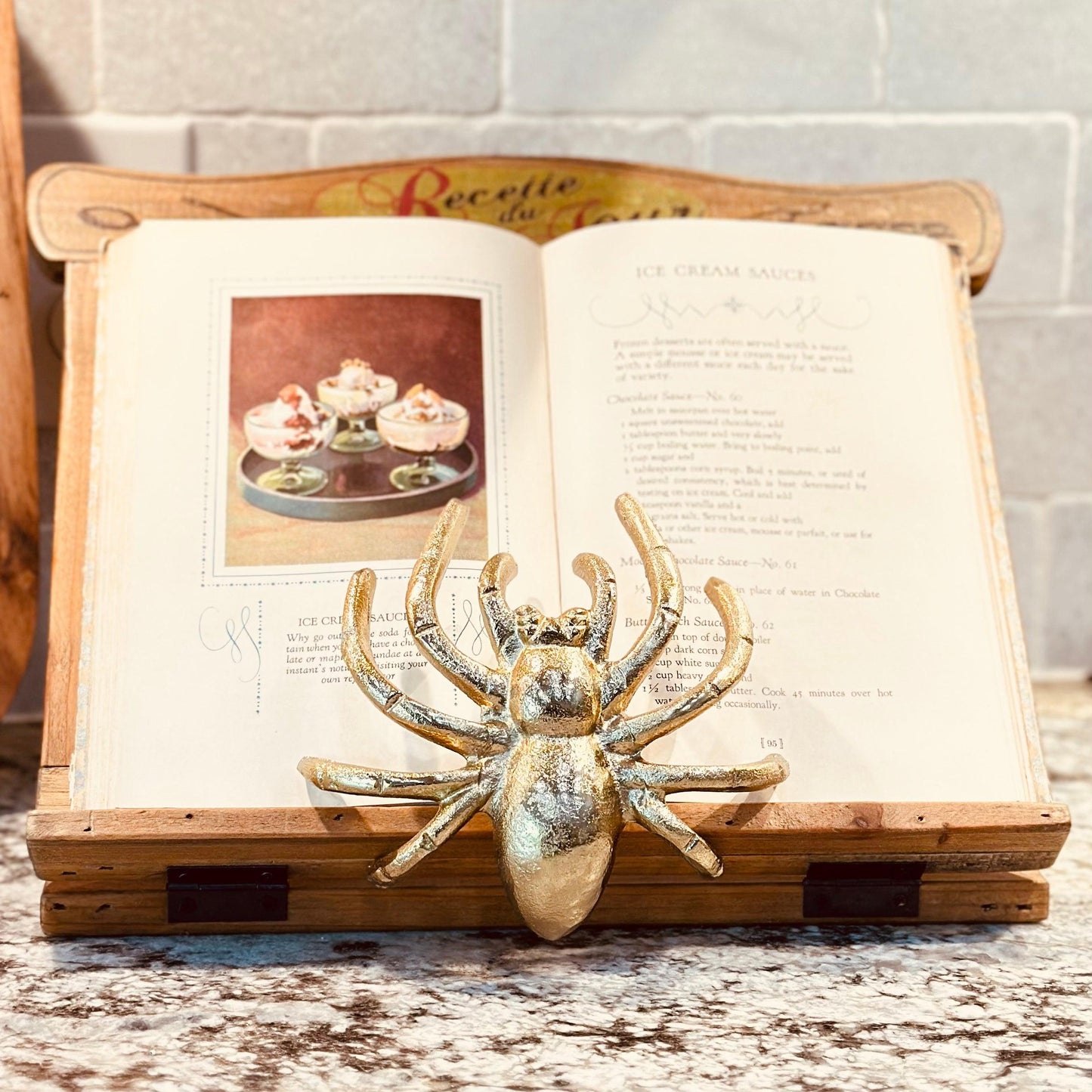 Creepy Crawly Gold Spiders-Halloween Decor-tbgypsysoul