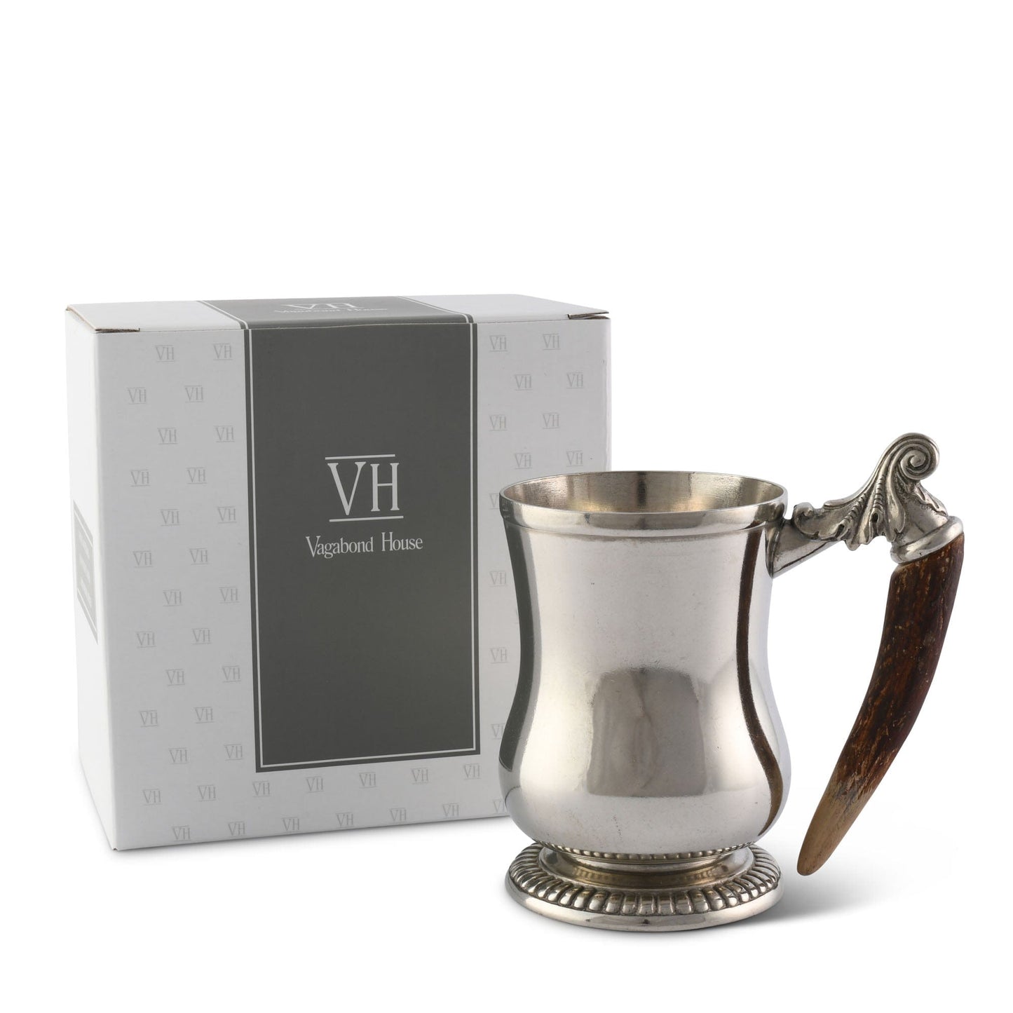 Curved English Mug - Antler Handle-Lodge Style-tbgypsysoul