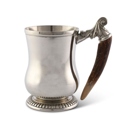 Curved English Mug - Antler Handle-Lodge Style-tbgypsysoul