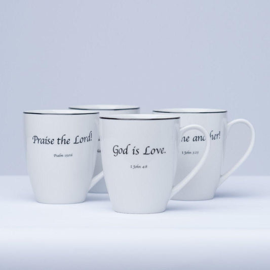 Daily Bread Mugs, Set of 4-tbgypsysoul