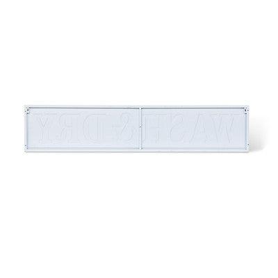 Embossed Metal Wash & Dry Sign-Decorative Signs-tbgypsysoul