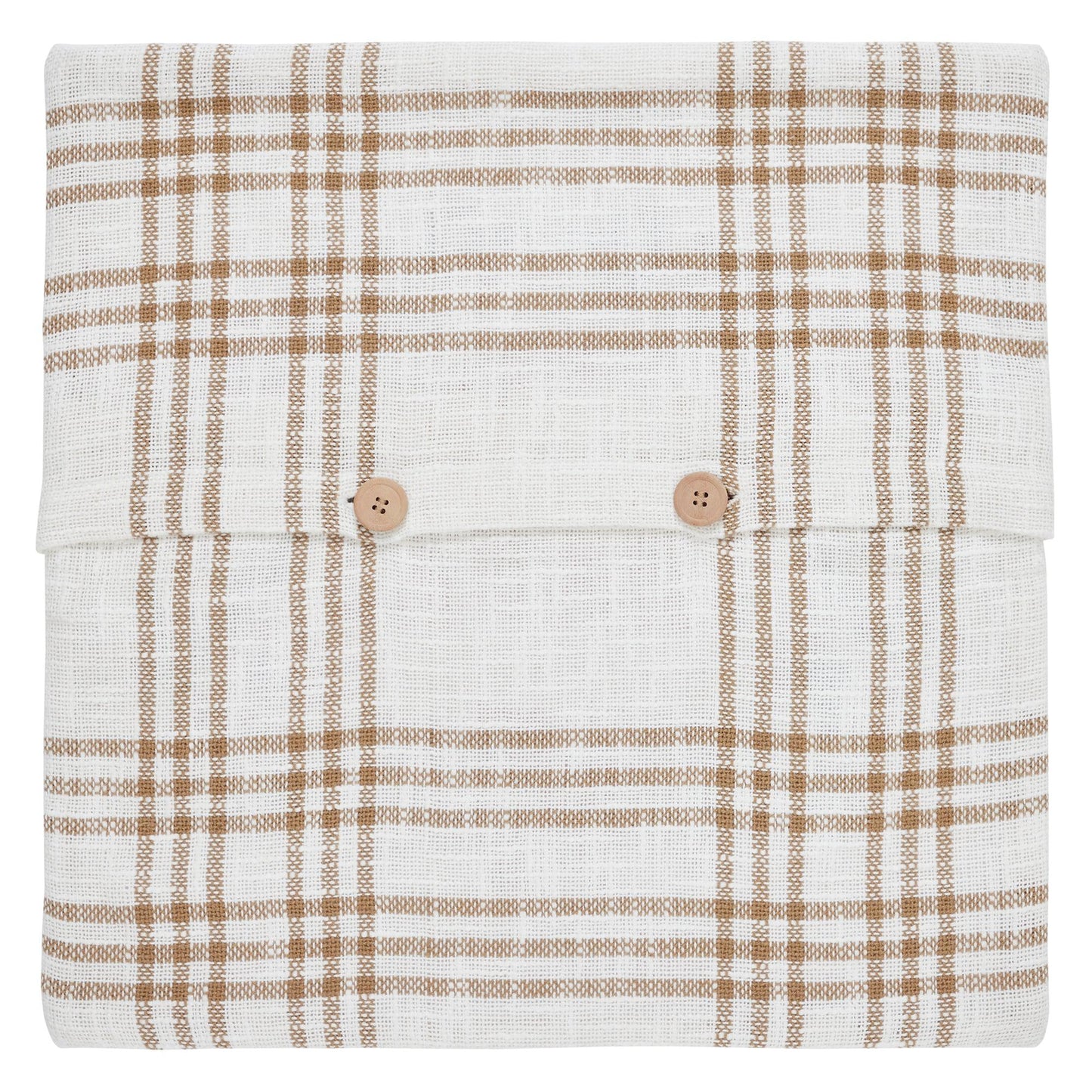 Embroidered Farmhouse Give Thanks Plaid Pillow Cover-Throw Pillow-tbgypsysoul