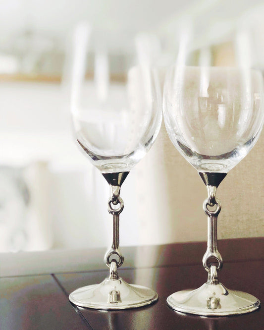 Equestrian Bit Wine Glass-Equestrian-tbgypsysoul