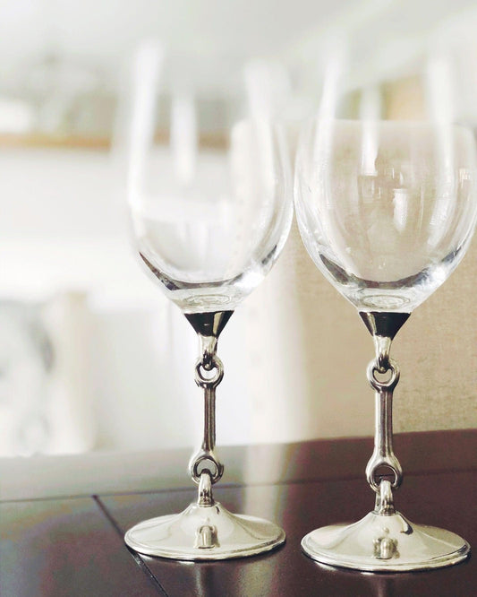Equestrian Bit Wine Glass-Equestrian-tbgypsysoul