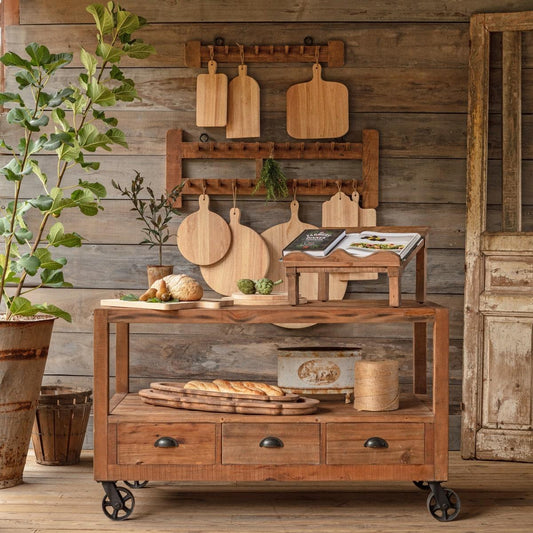 Factory Cart Island-Kitchen Island-tbgypsysoul