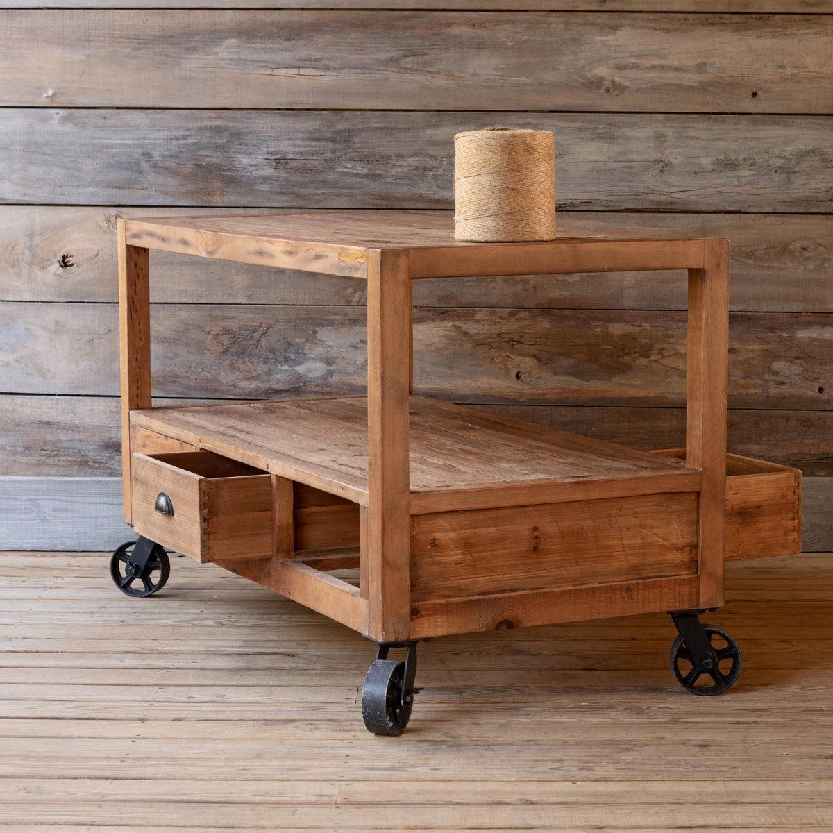 Factory Cart Island-Kitchen Island-tbgypsysoul