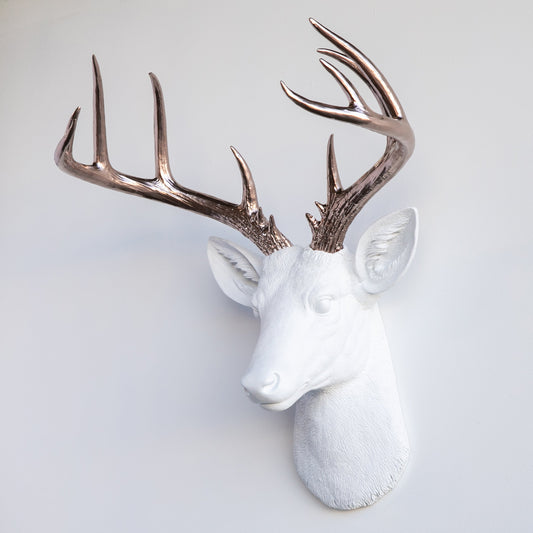 Faux Deer Sculpture-Wall Decor-tbgypsysoul
